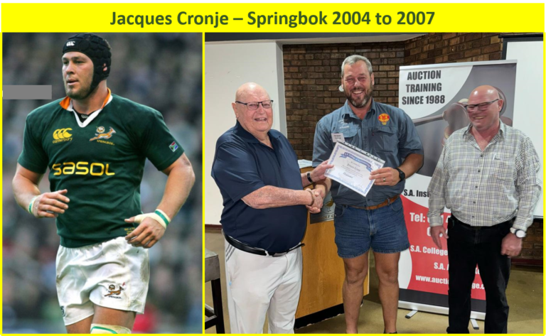 Jaques Cronjé, Springbok, Class of 2024