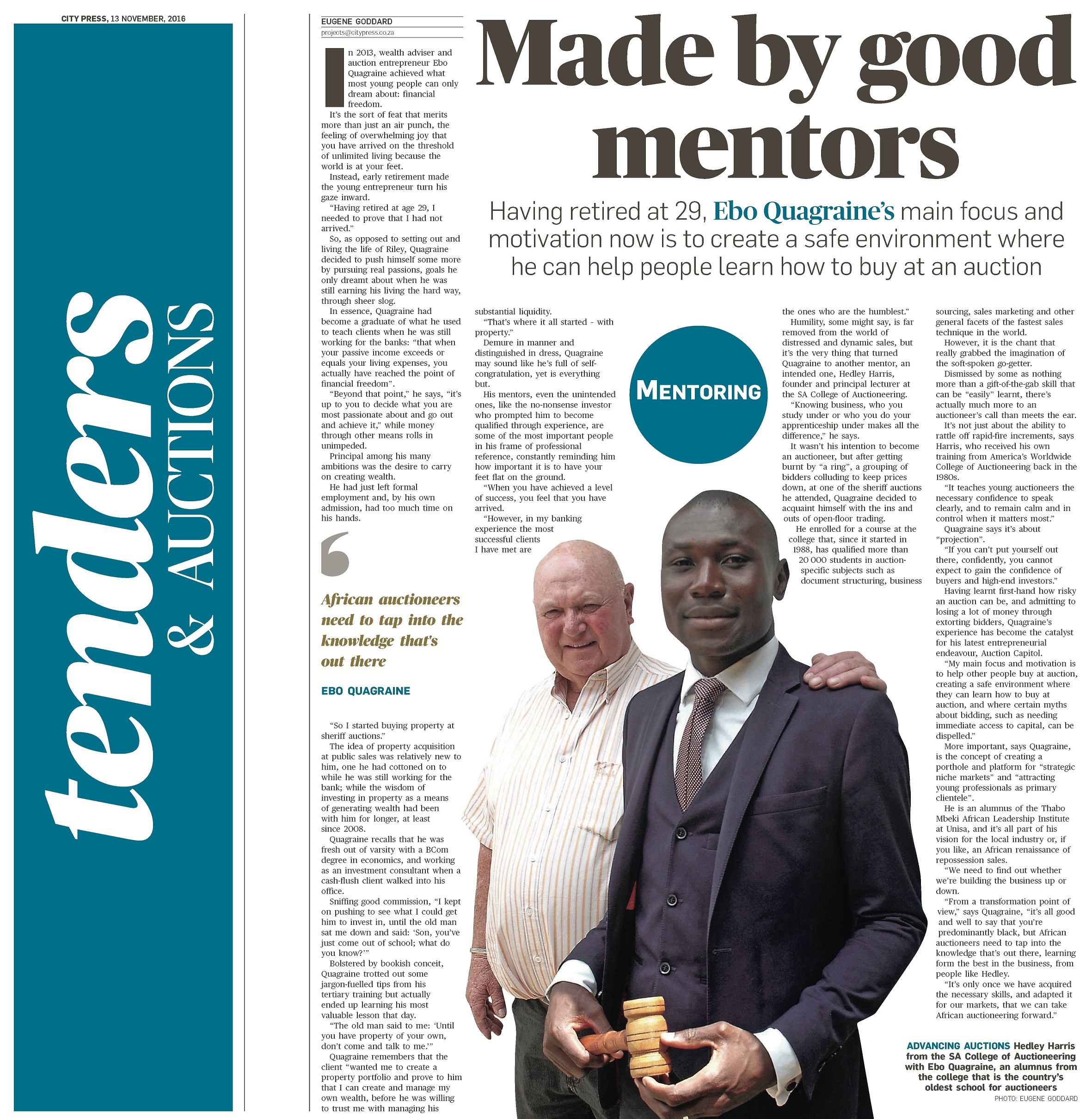City Press feature